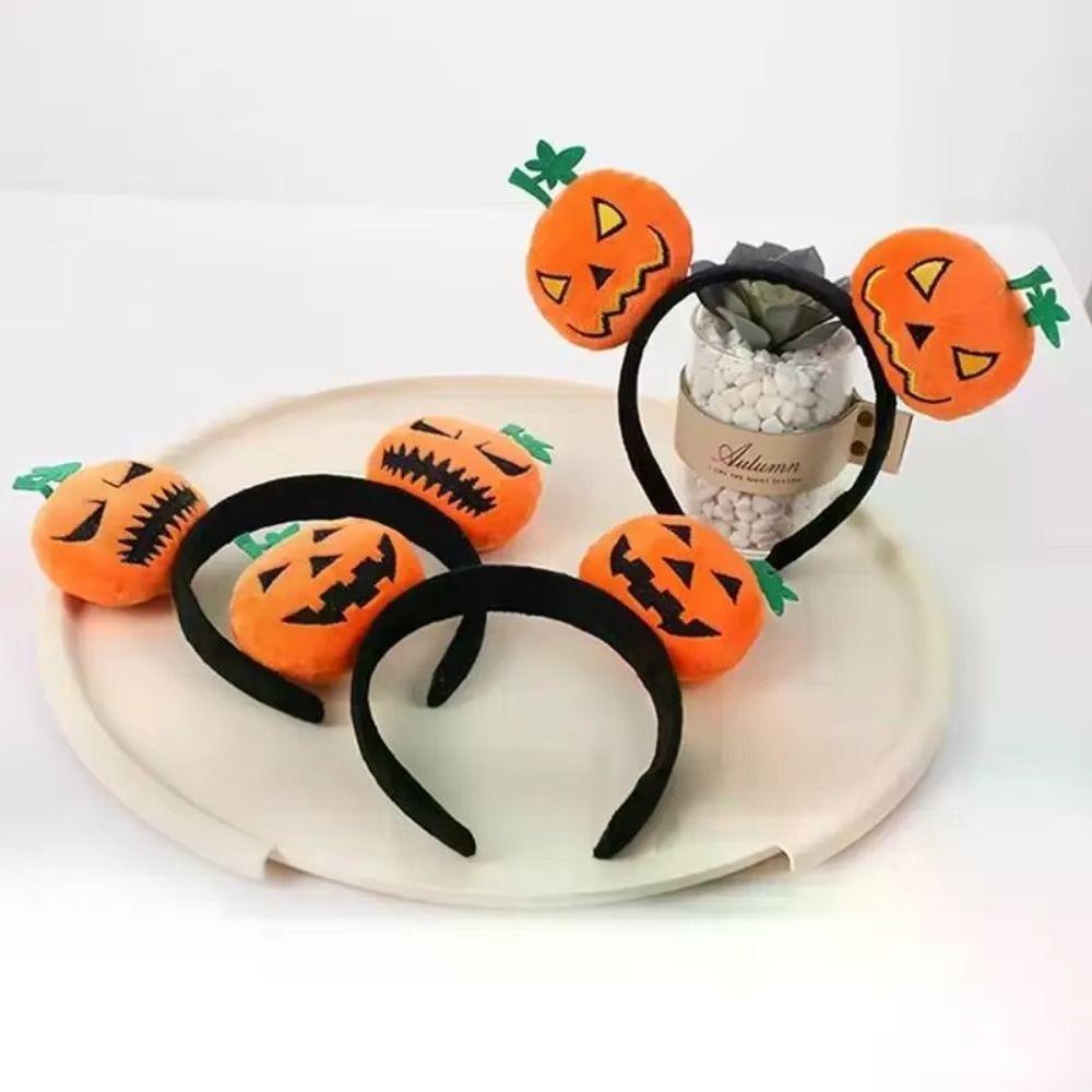 Lightweight Ghost Hair Clip Cartoon Pumpkin Cartoon Hairband Cute Pumpkin Headband For Halloween