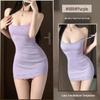 Xianyi Pure Desire Lace Splice Sexy Bodycon Sling Dress - Solid Color Sleepwear 689