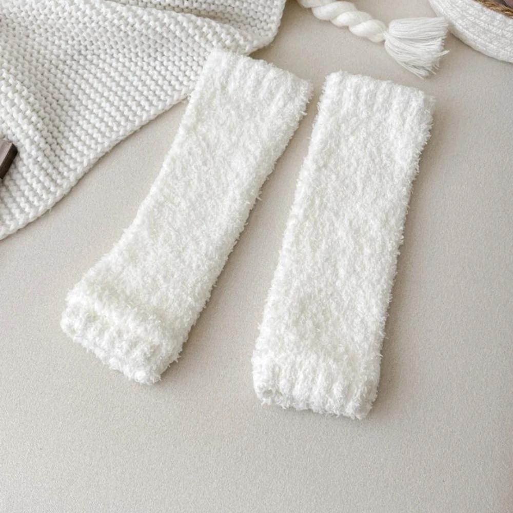 

Soft Leg Arthritis Knee Leg Warmer Running Knee Protector Long Socks Women Autumn Winter Warmer Coral Fleece Thick Leg Warmers One Size