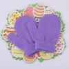 30 Pairs Toddler Winter Stretch Mittens, Solid Color Warm Kids Knit Gloves,
