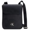 New Embossed Grain Leather Cell Phone Pouch, Crossbody Bag, Shoulder Bag Men's Black HP2081-001