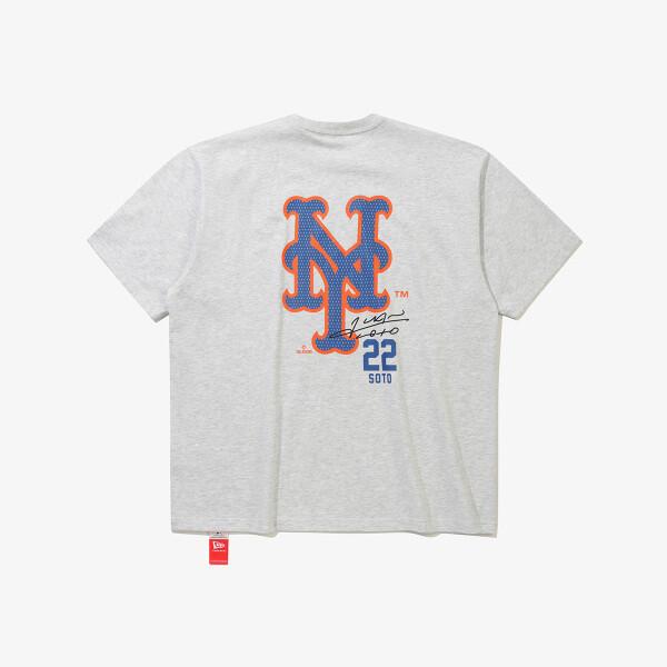New Era New York MeTs Player SignaTure T shirT heaTher Gray 15147524