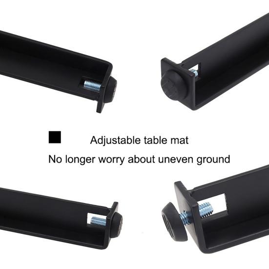 Tischbeine aus Metall Rutschfest Schwerlast Einstellbare Möbelbeine Universal Esszimmer Couchtisch Büro Computertisch Stützbeine Ersatz