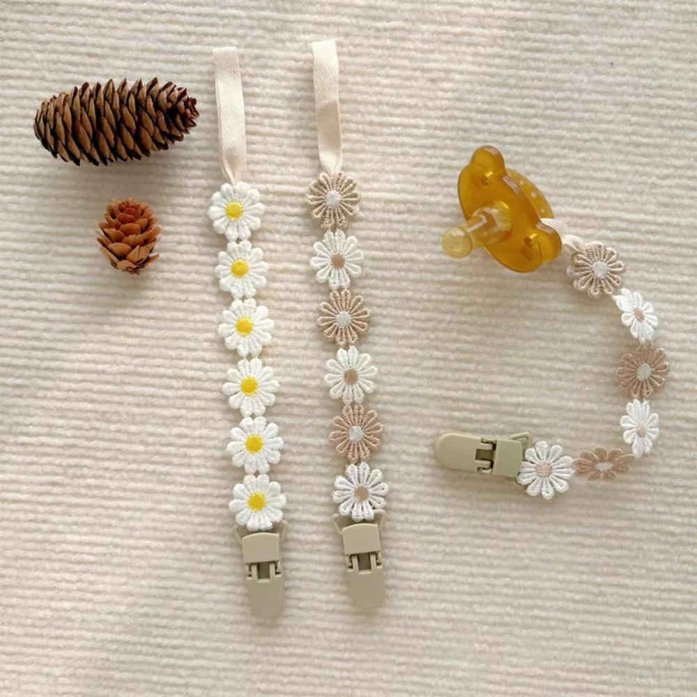 Little Daisy Nipple Bracket Holder Safe Pacifier Chain New Pacifier Clips Toddler