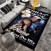 Tappeto Hip Hop Personalizzato con Nome, Tappeto da Gioco, Tappetino per Camera da Letto Soggiorno Ingresso, Idea Arredamento Casa Regalo per Natale Compleanno