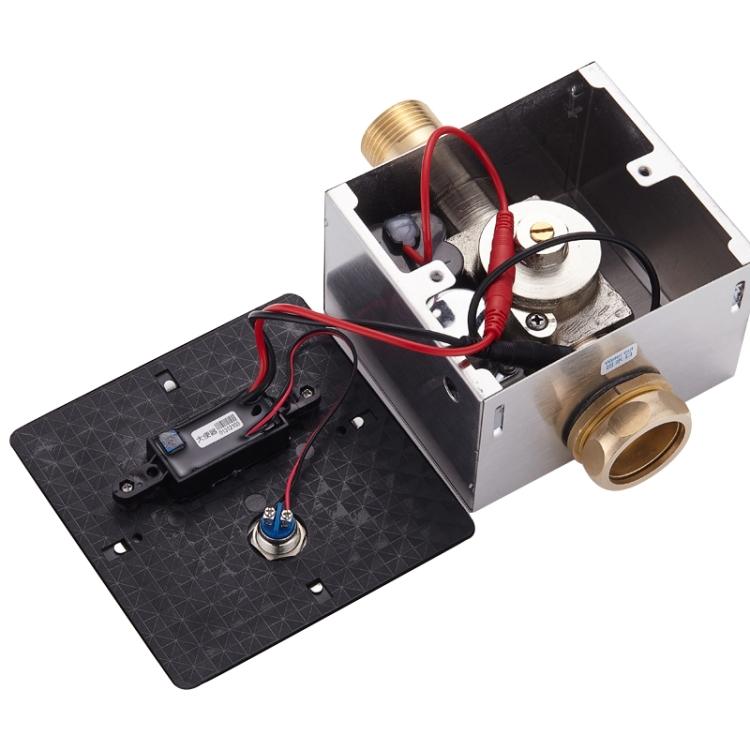Recessed Wall in Type Flush Valve for Auto-induction Toilet, with Automatic and Manual Function DC
