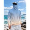 Men's Hooded Fishing Jacket with a Mask, Breathable Sportswear, Outdoor Activity Long-sleeved Fisherman's Outfit