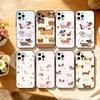 Süße Dackel Cartoon Handyhülle Für iPhone 17,16,15,14,13,12,11 Plus,Pro Max,XS,Weiche Silikon Schwarze Hülle