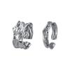Geometric Adjustable Ring For Women With Elegant Texture Perfect For Trendy Accessories