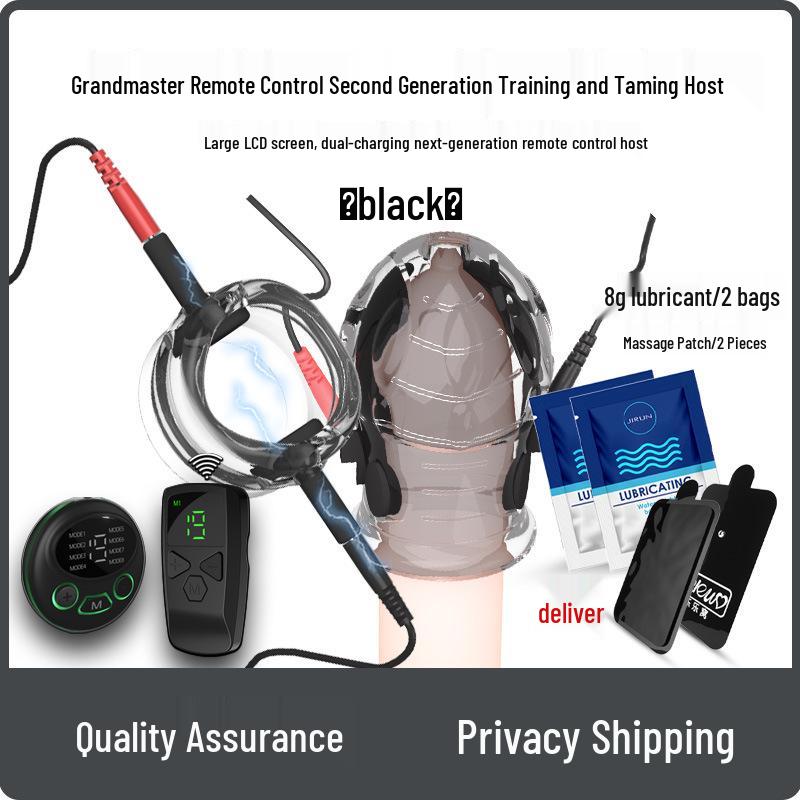 SM Choc Électrique Dispositif d'Entraînement Érotique pour Désensibilisation et Endurance du Pénis