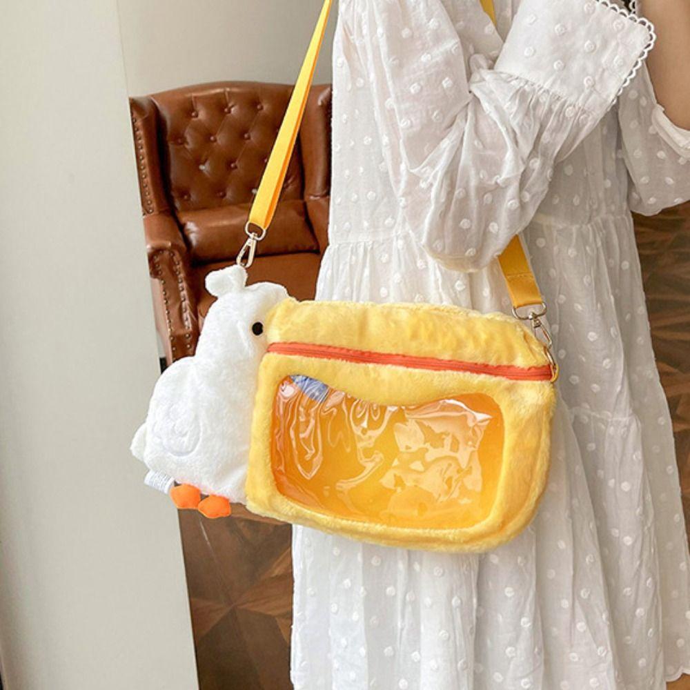 

Transparent Big Mouth Pelican Bag Cross Body Bag Plush Pelican Ita Bag Pelican Shoulder Bag Girls Pelican