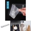 Modern Simplified Plastic Adhesive Hook With Multiple Tiers For Bathroom And Home Organization
