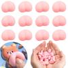 10 Pcs Phone Decoration Accessories Toy Fun Noctilucent Squeeze Stereo Relieve Stress Peach Bum Sticker Mobile