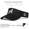 Unisex Personality A Letter Embroidery Empty Top Baseball Caps Spring and Summer Outdoor Adjustable Casual Hats Sunscreen Hat