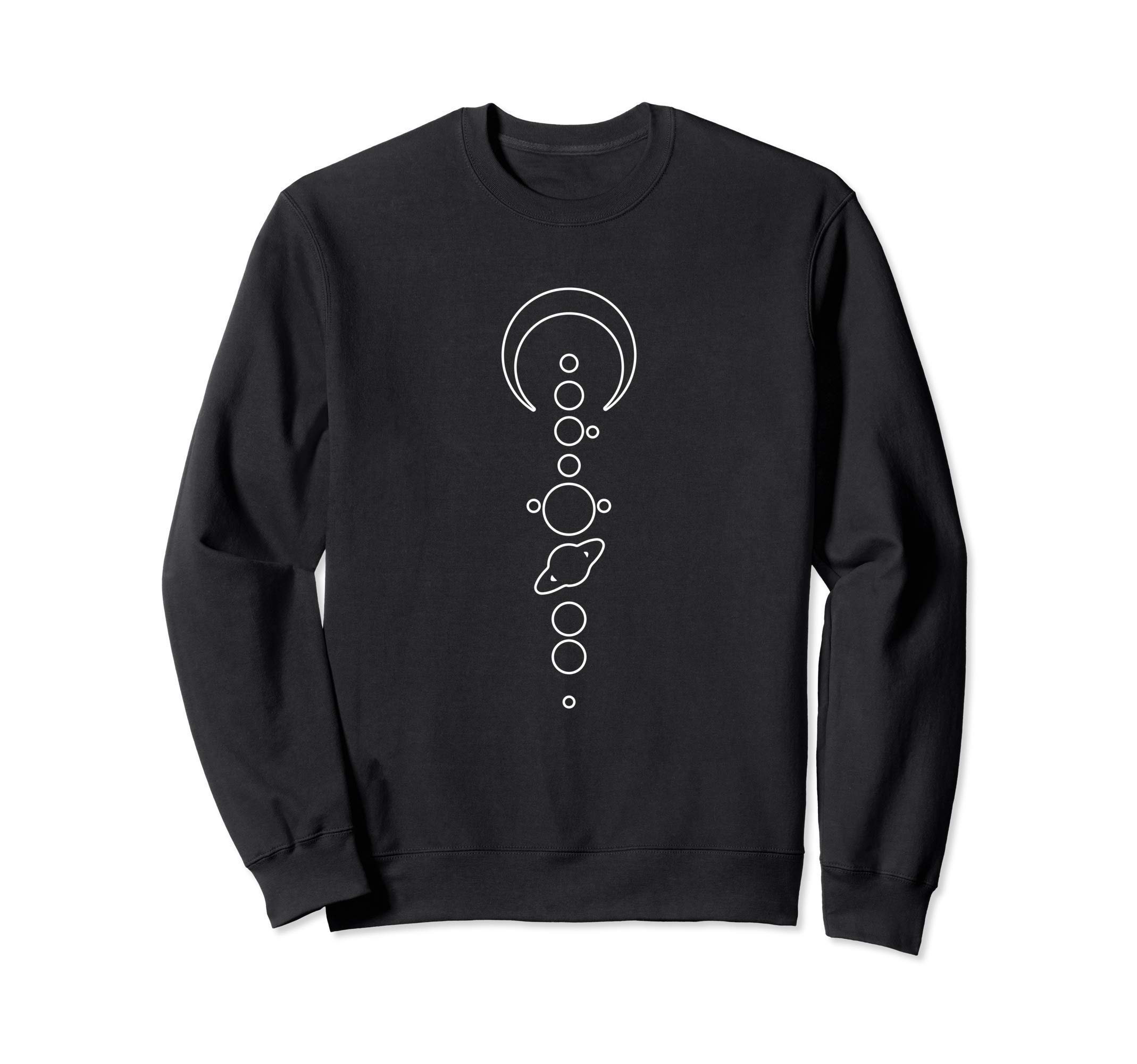 Solar System Minimalist Graphic Astronomy Gift Sweatshirt