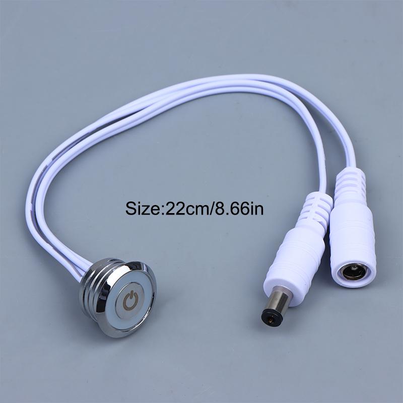 

Smart White LED Touch Dimmer Switch DC5V24V 6A Adjustable Brightness for Kitchen Cabinet Lighting Strips Use