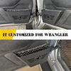 Door Pockets Storage Compatible With 2007-2018 Jeep Wrangler JK JKU 4 Door Metal Side Ert Organizer Box Replace Sagging Net