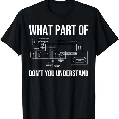 Funny HVAC Design For Men Dad HVAC Installer Engineers Tech T-Shirt