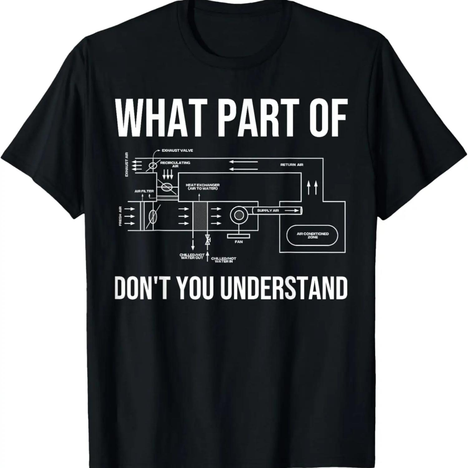 Забавный дизайн HVAC для мужчин, папы, монтажников HVAC, инженеров, техников, футболка S