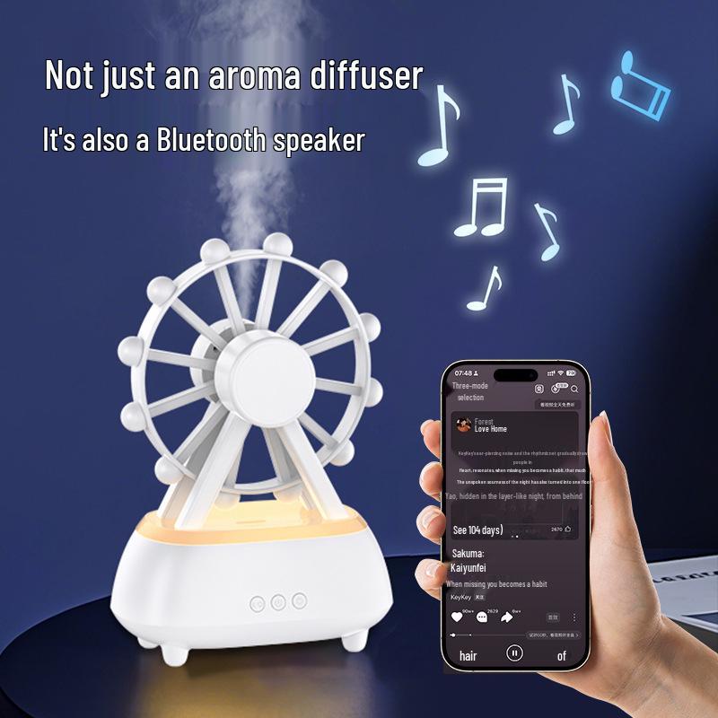 Silent Atmosphere Humidifier: Large-Capacity Home Aromatherapy for Bedrooms, Babies, & Expectant Mothers