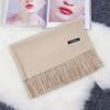 Winter Women Scarf Female Luxury Scarves Lady Tassel Bandana Women Solid Shawl Wraps Foulard Scarf Shawl