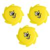 Pack of 3 Water Sprinkling Flying Disc Beach Toy with Soft Silicone Texture Suitable for Kids Water Game