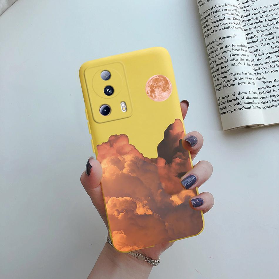 For Xiaomi 13 Lite 5G Case 2023 Luxury Black Dragon Painted Silicone Phone Cover for Xiaomi Mi 13 Lite 6.55'' Coque Capas 13Lite