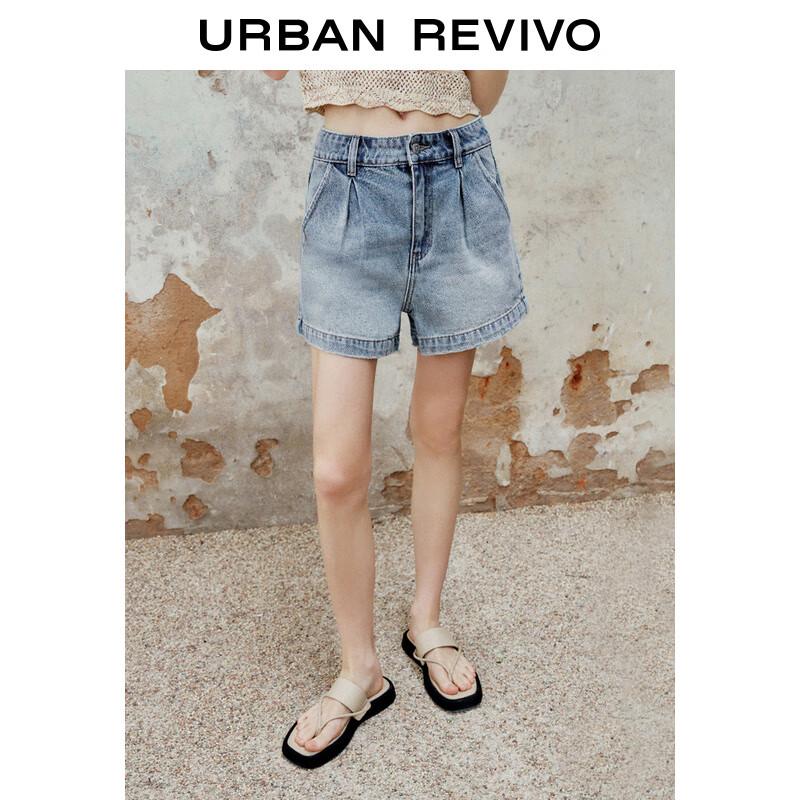 UR 2025 Women's High-Waisted Loose Denim Shorts