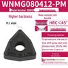 Peach-Shaped WNMG080404 Stainless Steel CNC Turning Insert