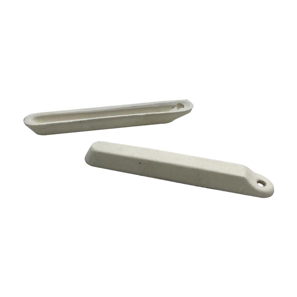 Robust kvartskigel smältbåt värmebeständig hög renhet tillbehör för smyckestillverkningsverktyg och hantverksmaterial