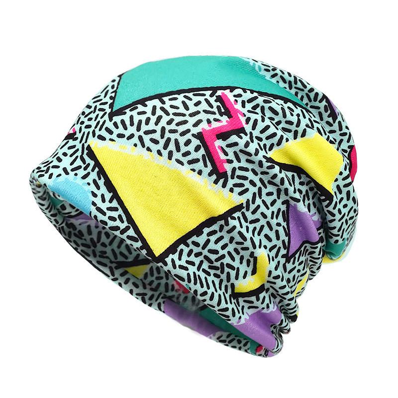 Vintage Style Pullover Cap With Printed Design For Casual Winter Outfits