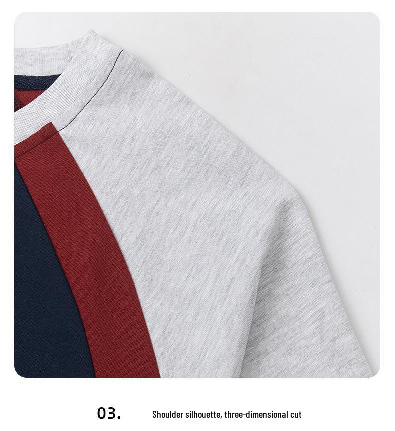 American Style Men's Short Sleeve Heavyweight Loose Jersey T-shirt