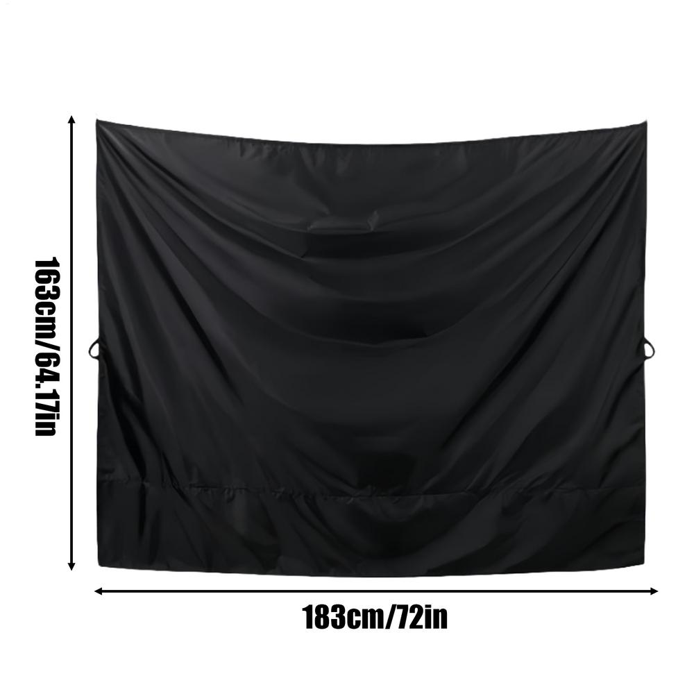 

Camping Shower Drape for RV Van Rear Door Shower Drape with Magnetic Hooks Automotive Accessories Waterproof 420D Oxford cloth чёрный