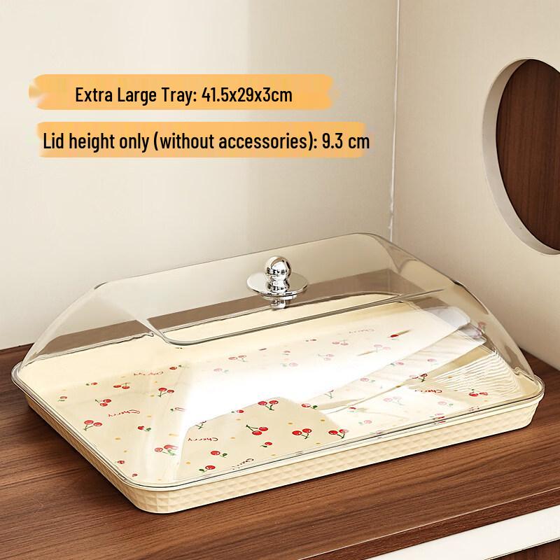 Jingbaodi Buffet Display Tray with Transparent Lid