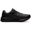 ASICS GT 1000 Leather 2 Abrasion Resistant Low top Training Sprint Running Shoes Men's Black 2E Width Sneakers 1131A059-001