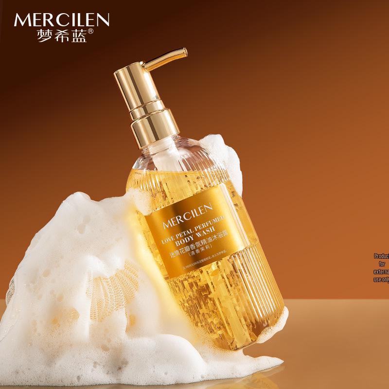 

Mengxi Lan Passion Flower Essential Oil Shower Gel - Long-Lasting Scent, Deep Cleansing, Moisturizing, Perfume-Type.