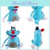 Keyifli Mavi Kedi Oggy ve Hamamböcekleri Yumuşak Peluş Bebek Çocuklar ve Yetişkinler İçin