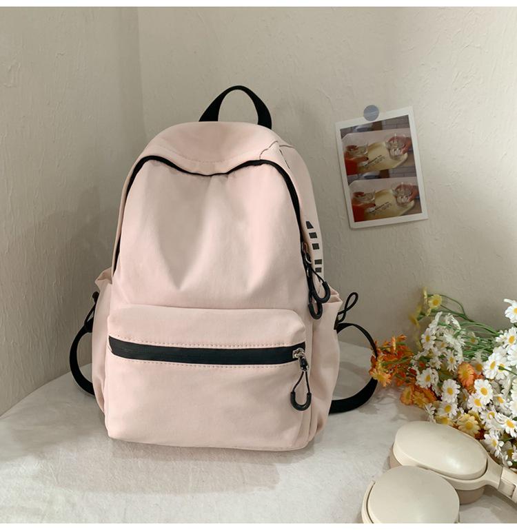 

Женский рюкзак в корейском стиле большой вместимости для студентов - Повседневный дорожный и школьный рюкзак Small розовый