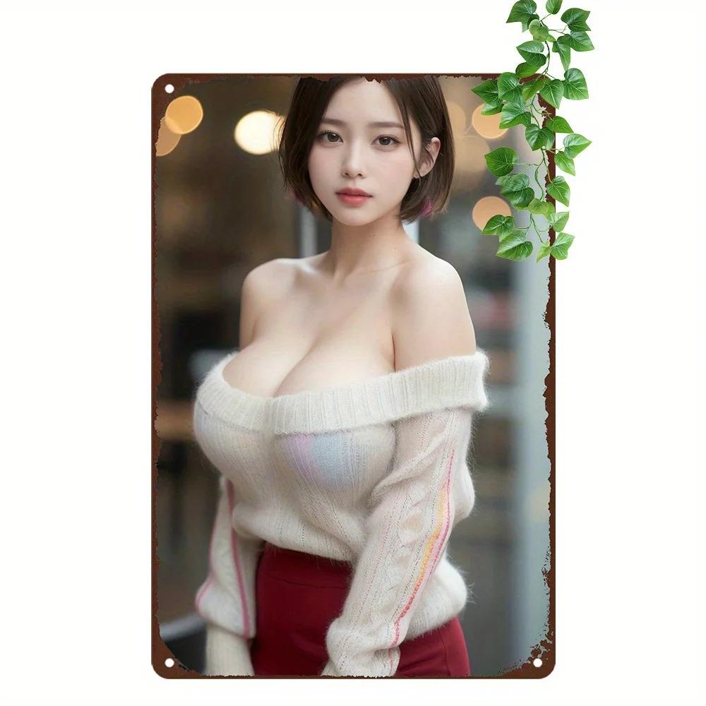 

Anime Wall Sign Metal 8x12 Inch Retro Decor for Man Cave Garage Home Cafe Gift 20x30cm