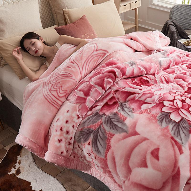 Raschel dvouvrstvá deka