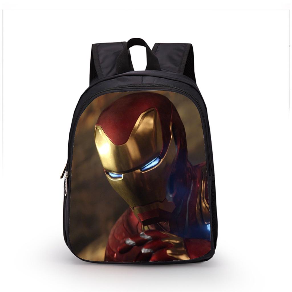 Marvel Iron Man Waterproof Backpack Large Capacity Schoolbag For Kids