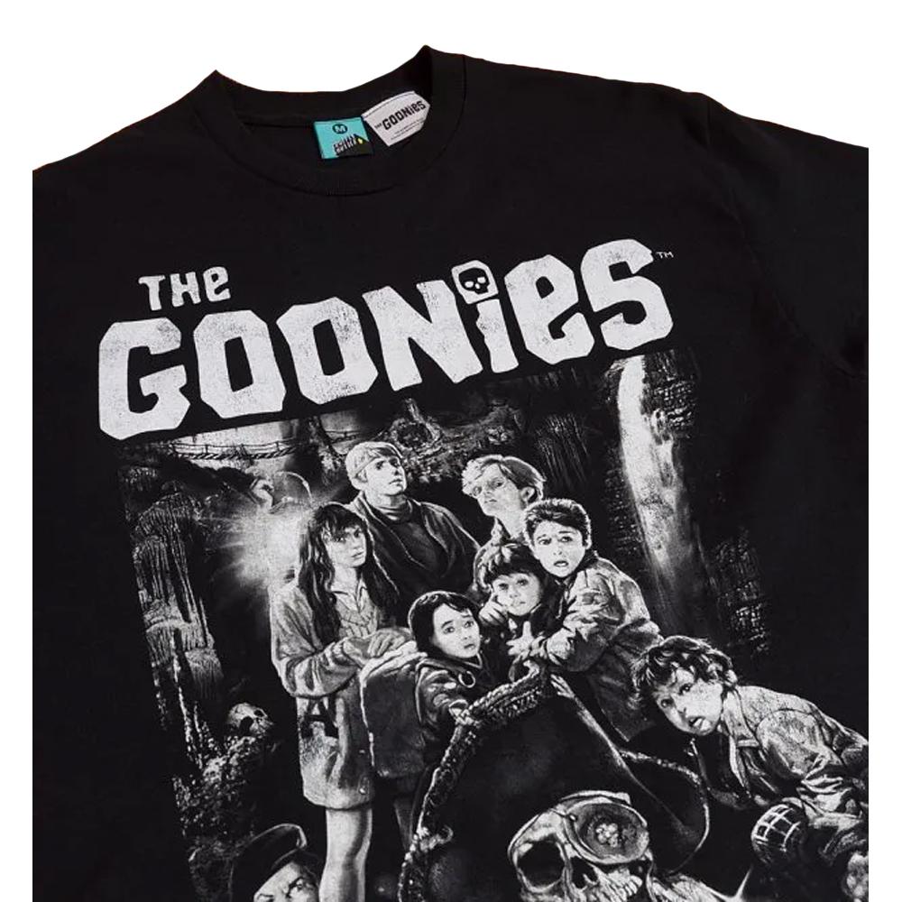 The Goonies Unisex Adult Cast Names Back Print T-Shirt