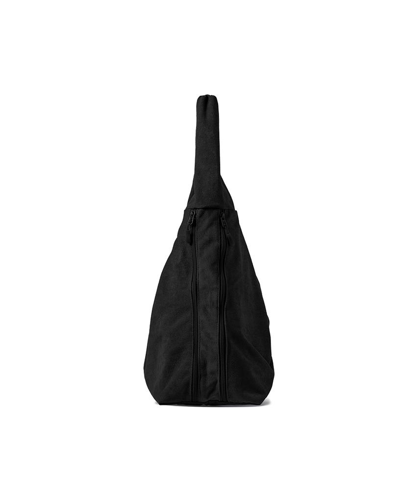 The Green Lab All Day Suede Maxi Shoulder Bag [Black]