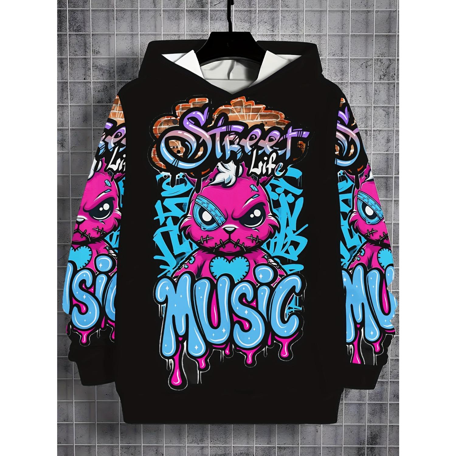 

Новая толстовка с капюшоном с 3D-принтом, модная толстовка с длинным рукавом и капюшоном, удобный пуловер для мальчиков и девочек, детская толстовка 13-14Y