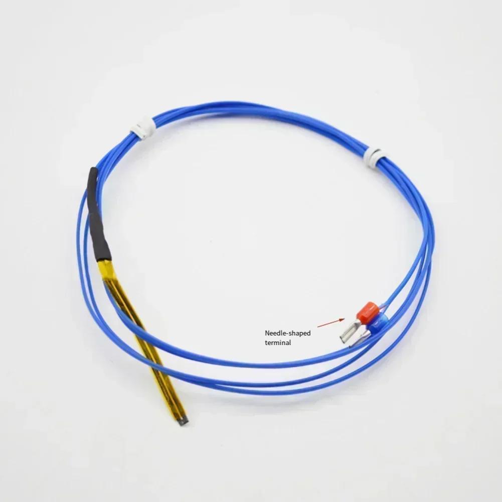 K Type Flat Temperature Probe for Narrow Slit Temperature Sensing 1m Length 5CM Sensing Tip Compatible with NR81510 Model