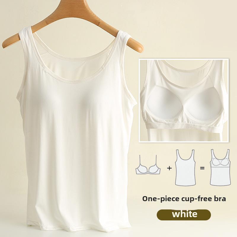 

Женский жилет-комбинезон из модала с подкладкой — облегающий крой, большая чашечка, идеально подходит в качестве верхней одежды или в качестве многослойного наряда. 3XL [75-85 kg]