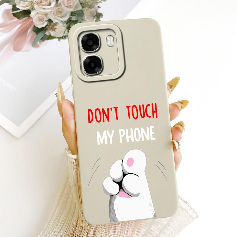 For Oppo A6 4G CPH2817 Casing For Oppo A6 5G Cover Luxury Fashion Cute Funny Painted Silicone Case For Oppo A6 CPH2831 PLT120