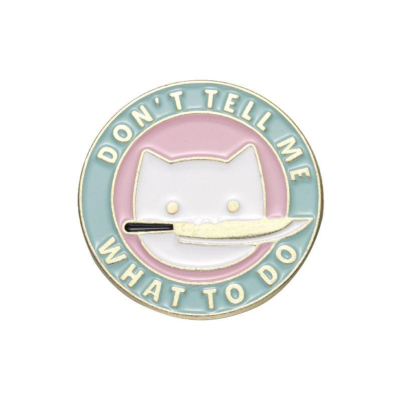 Adorable Kitten Enamel Lapel Pin - Cat Lover Collection