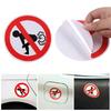 Car Stickers No Farting Creative Decals Waterproof Truck Auto Decoration PET
