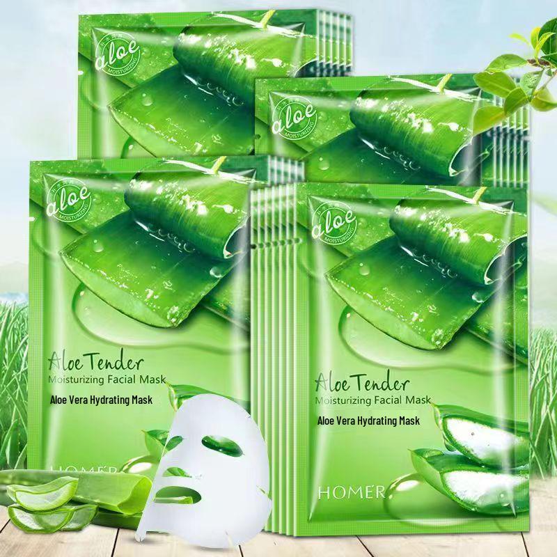 Aloe Vera Nemlendirici Maske: Nemlendirir, Gözenekleri Sıkılaştırır, Yatıştırır, Mat Cildi Canlandırır, Hassas ve Hamile Ciltleri İçin Güvenlidir